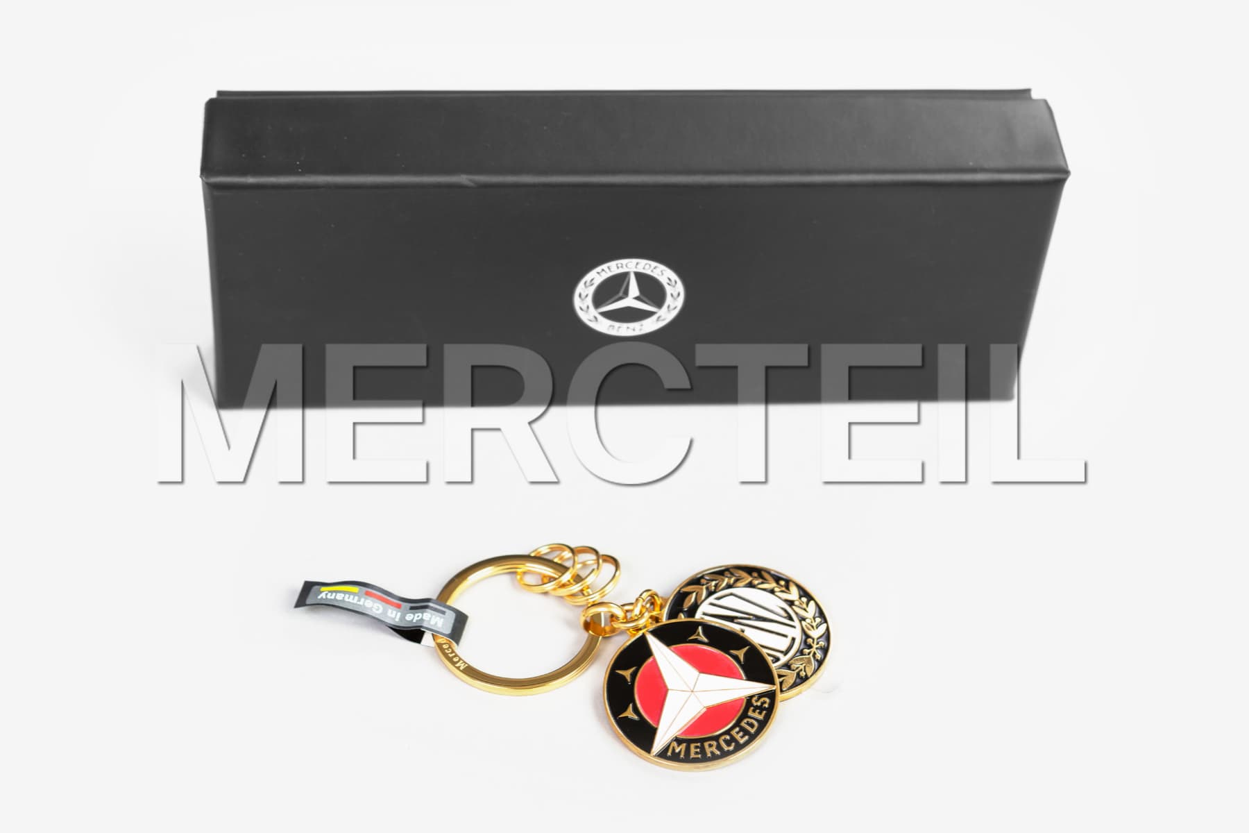 Mercedes-Benz Gold Key Ring (part number: B66041523)