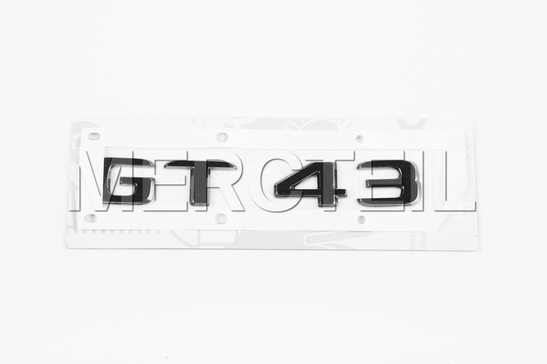 GT 43 AMG Black Model Logo Decal X290 Genuine Mercedes AMG (part number: A2908173900)