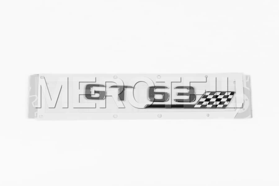 GT63 PRO Chequered Flag Model Badge C192 Genuine Mercedes AMG preview 0