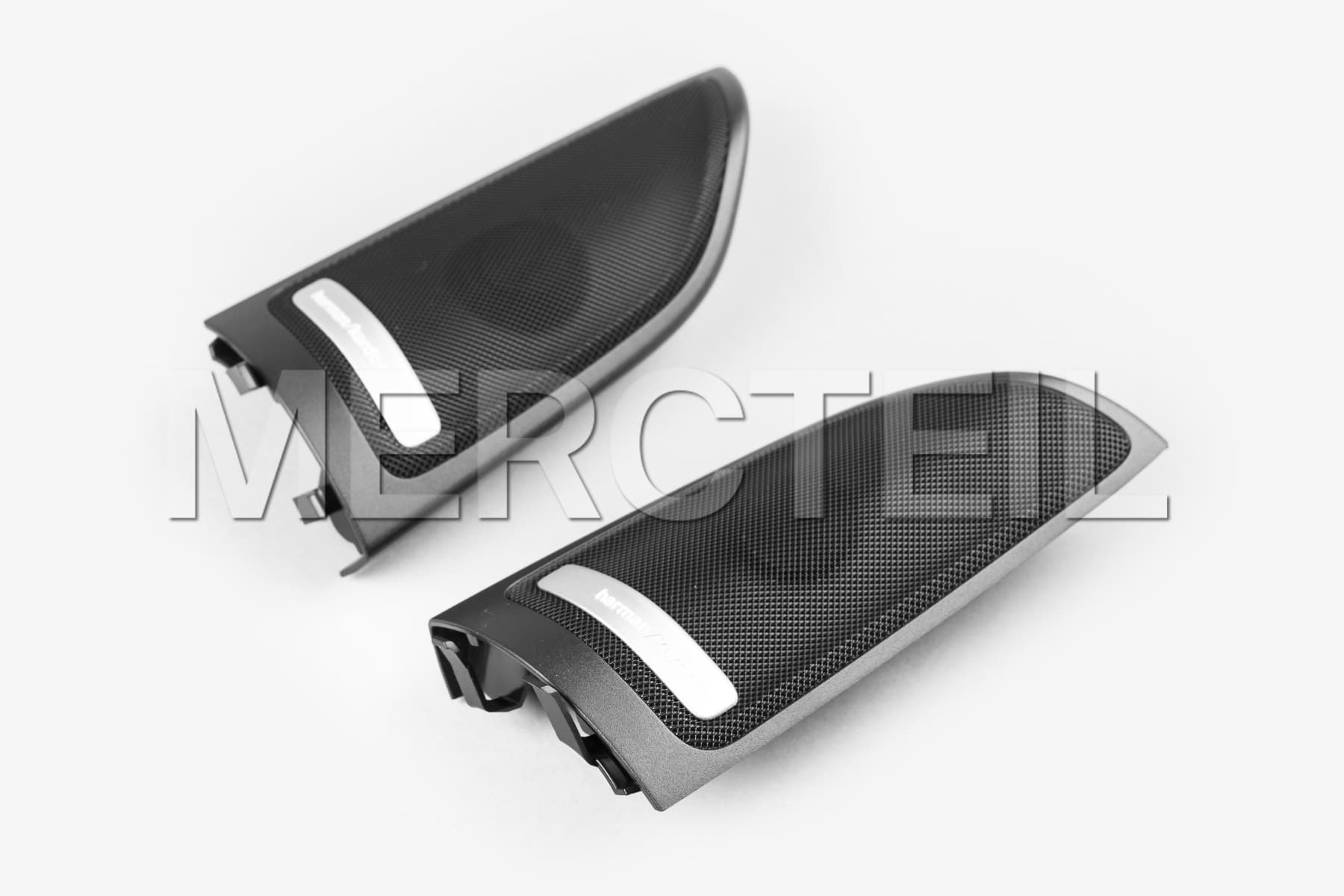 Harman Carbon Mercedes Cover Grills with Speakers Genuine Mercedes Benz (part number: A24672004119H68)