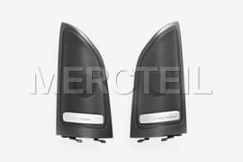 Harman Carbon Mercedes Cover Grills with Speakers Genuine Mercedes Benz (part number: A24672003119H68)