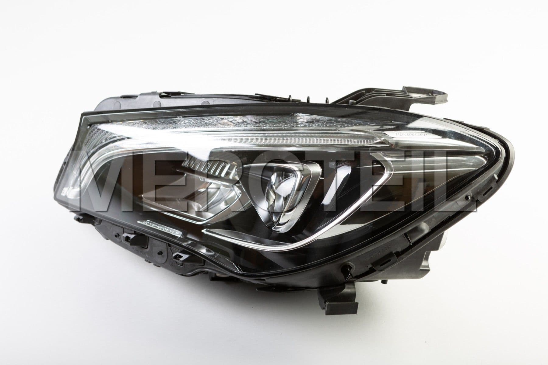 PERDE Halogen Headlights For Mercedes-Benz CLA 2014-2019 – Chrome Housing, Clear Lens, DOT/SAE, Pair