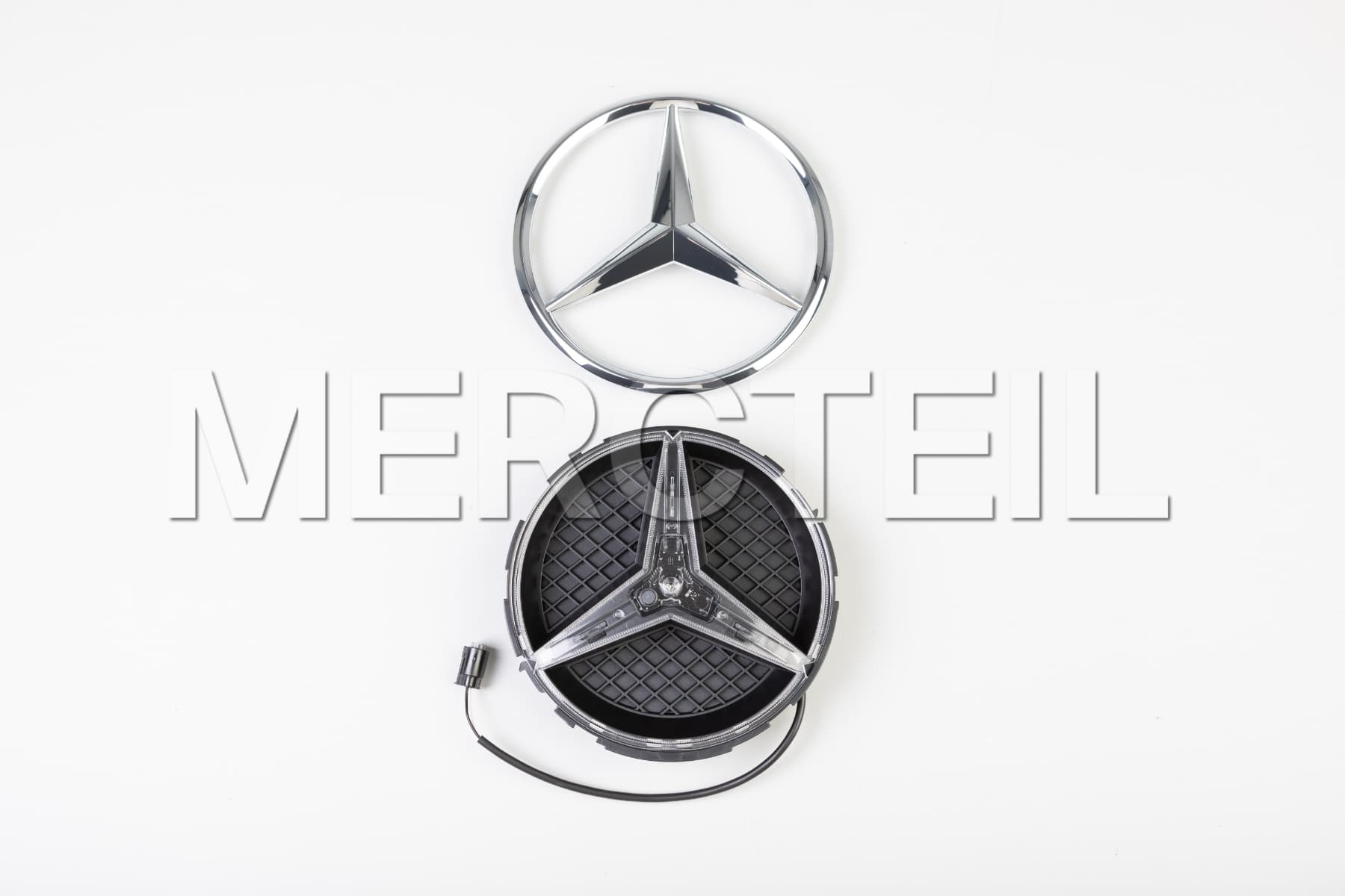 Mercedes Stern beleuchtet, Steuergerät, permanent Beleuchtung