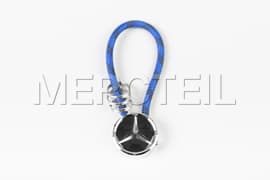 Key Ring Mumbai Nylon Blue Genuine Mercedes Benz Collection (part number: B66956755)