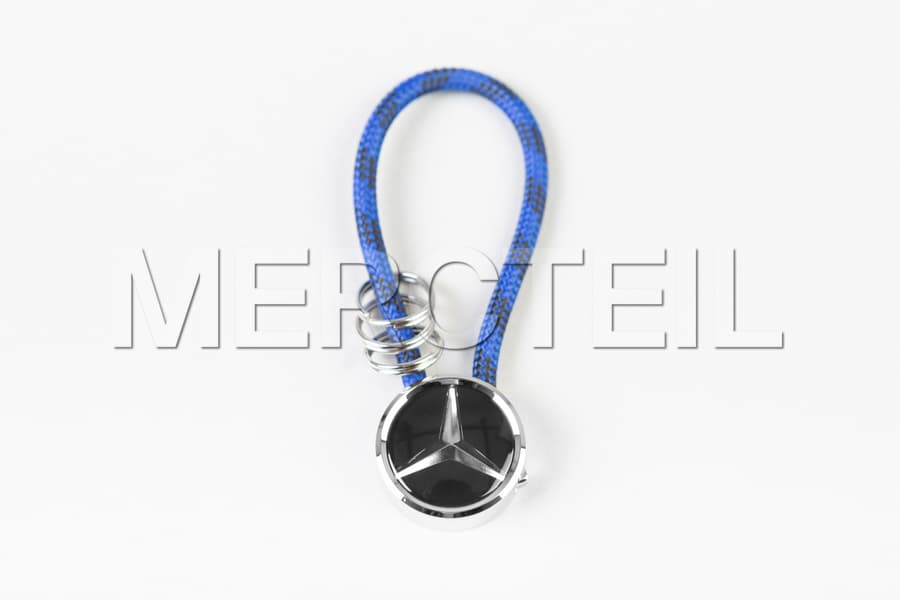 Key Ring Mumbai Nylon Blue Genuine Mercedes Benz Collection preview 0