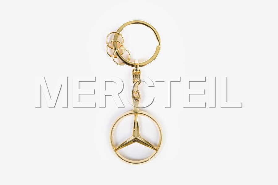 Mercedes-Benz Brussels key ring gold coloured B66953741 