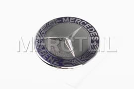 Laurel Wreath Mercedes Benz Star Sticker Blue Genuine Mercedes-Benz A90681704165337