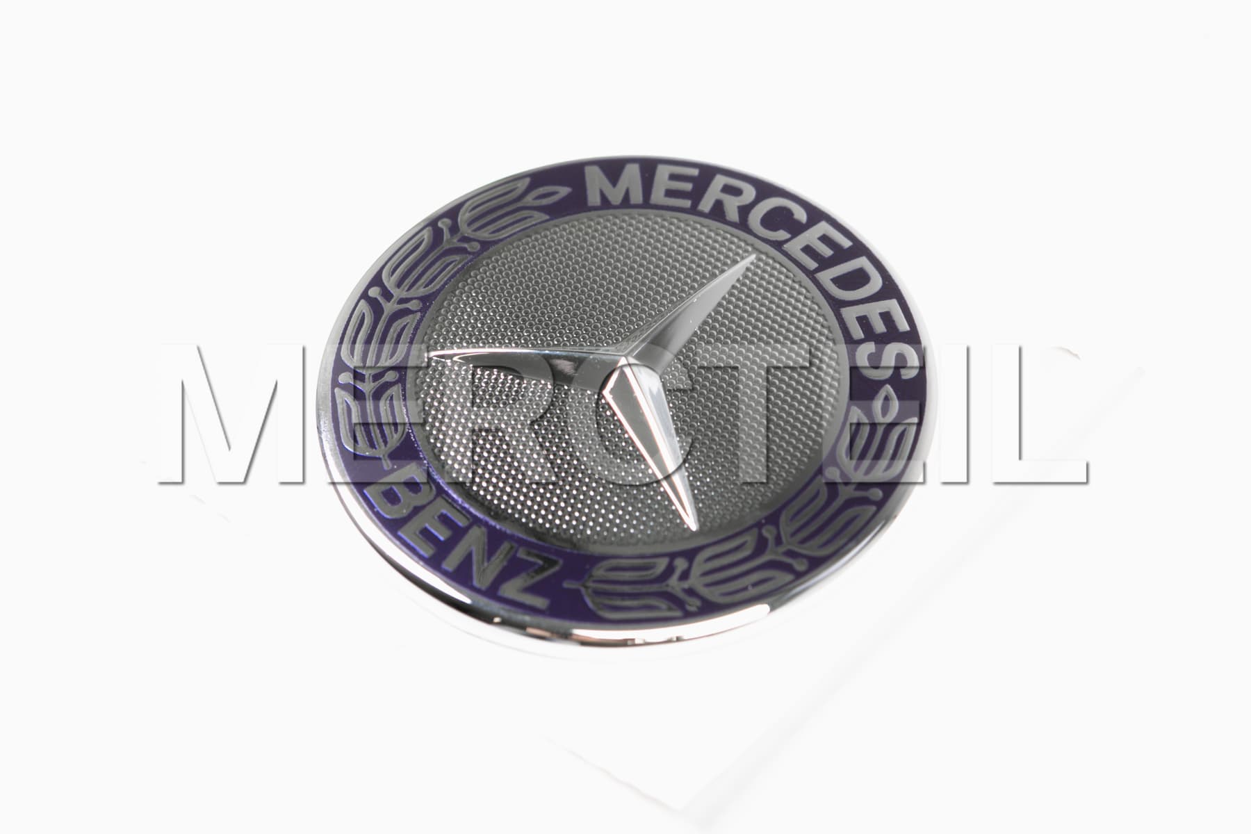 Laurel Wreath Mercedes Benz Star Sticker Blue Genuine Mercedes-Benz A90681704165337