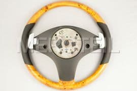 Leather Black Steering Wheel With Poplar Trims for SL-Class (part number: A23046036189E84)