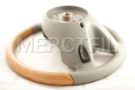 Leather Grey Steering Wheel With Poplar Designo Brown Trims for GL-Class (part number: 	
A16446072037F05)