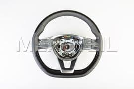 Leather Steering Wheel With Piano Black Trims for S-Class & Coupe (part number: A00246067039E38)