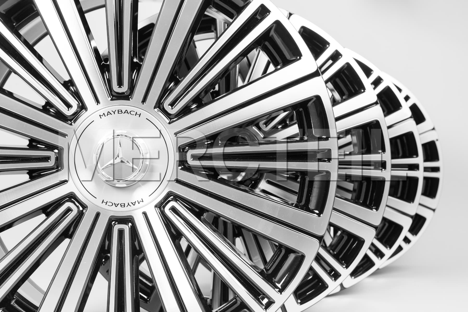 Maybach GLS Class Multi Spoke Alloy Wheels 22 Inch X167 Genuine Mercedes Benz (part number: A16740114007X23)
