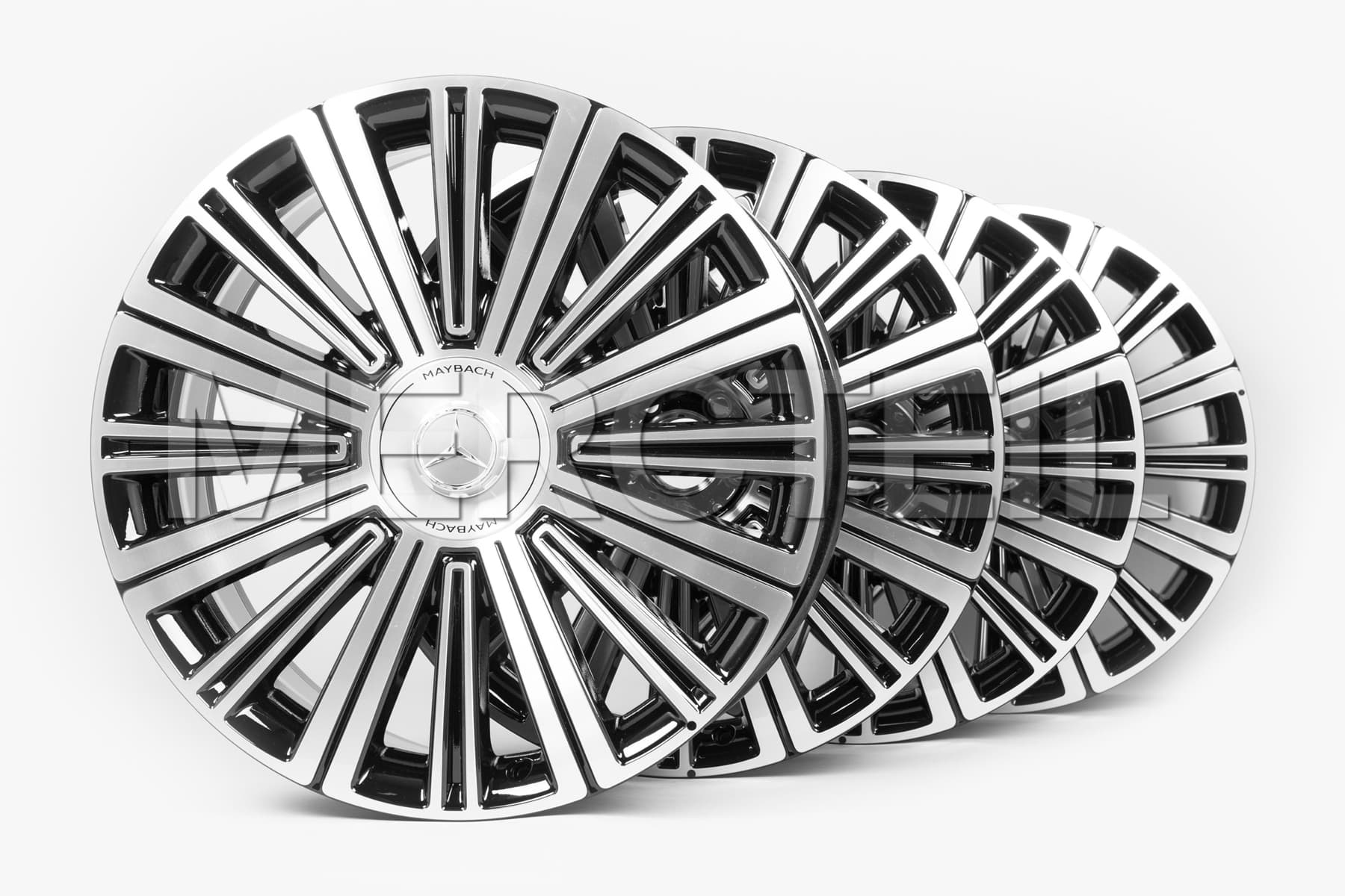 Maybach GLS Class Multi Spoke Alloy Wheels 22 Inch X167 Genuine Mercedes Benz (part number: A16740114007X23)