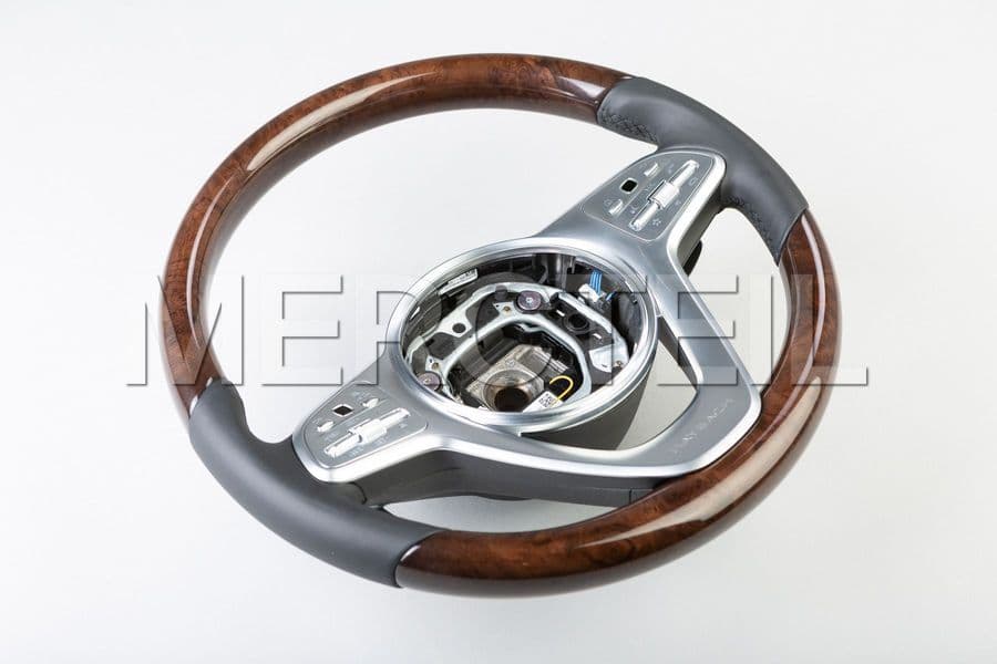 Maybach Steering Wheel With Burred Walnut Trims for SClass