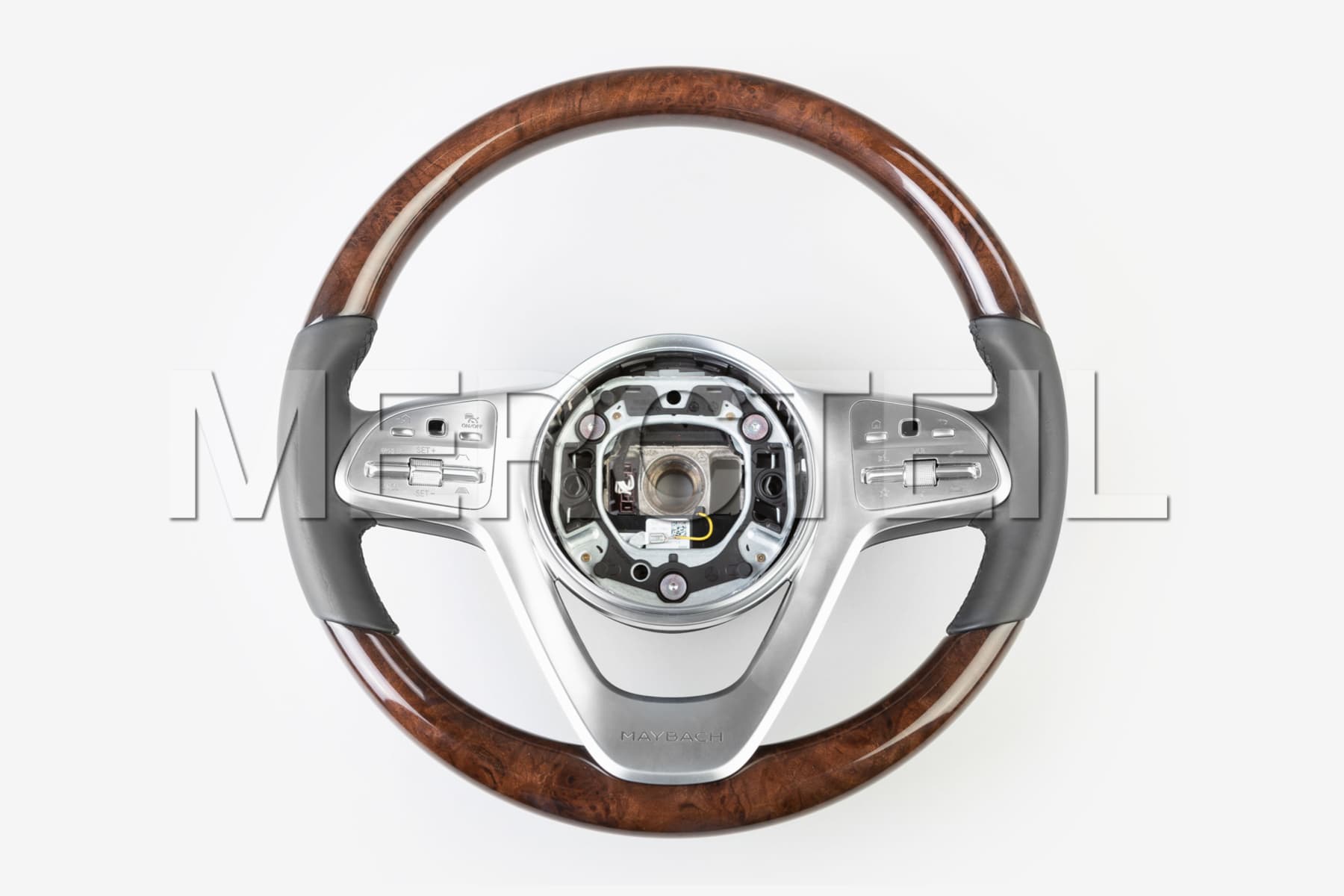 S-Class Maybach Steering Wheel With Burred Walnut Trims 222 Genuine Mercedes-Maybach (part number: A00046033049E38)