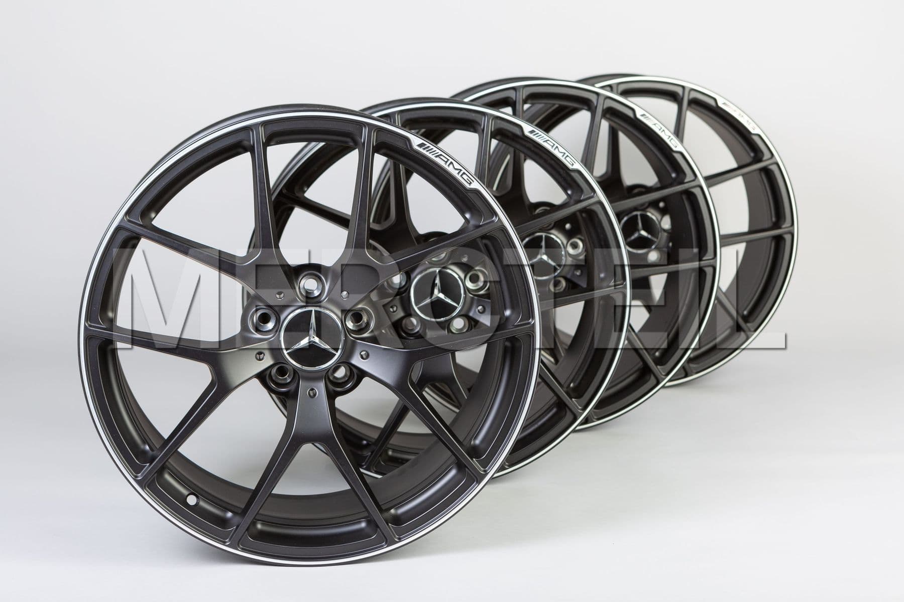 MC19740101 MERCEDES-BENZ AMG 5-DOUBLE SPOKE WHEEL R19/20 7X71  +HUB CAPS