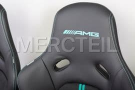 MC19768005 MERCEDES-BENZ SLS AMG CARBON SEATS, L-STEERING, GREEN STITCHING