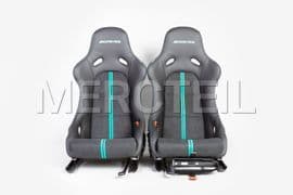 MC19768005 MERCEDES-BENZ SLS AMG CARBON SEATS, L-STEERING, GREEN STITCHING