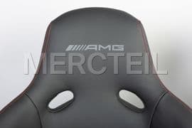 MC204680001 MERCEDES-BENZ W204 AMG Seats BLACK ALCANTARA , RED STITCHING