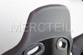 MC204680001 MERCEDES-BENZ W204 AMG Seats BLACK ALCANTARA , RED STITCHING