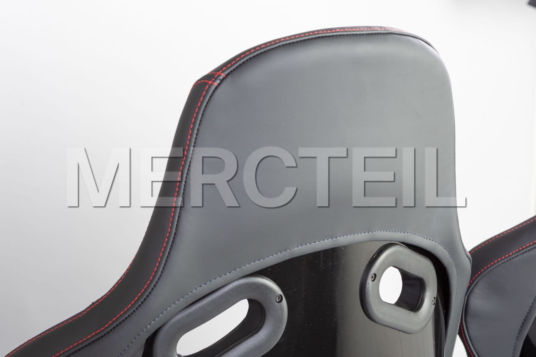 MC204680001 MERCEDES-BENZ W204 AMG Seats BLACK ALCANTARA , RED STITCHING