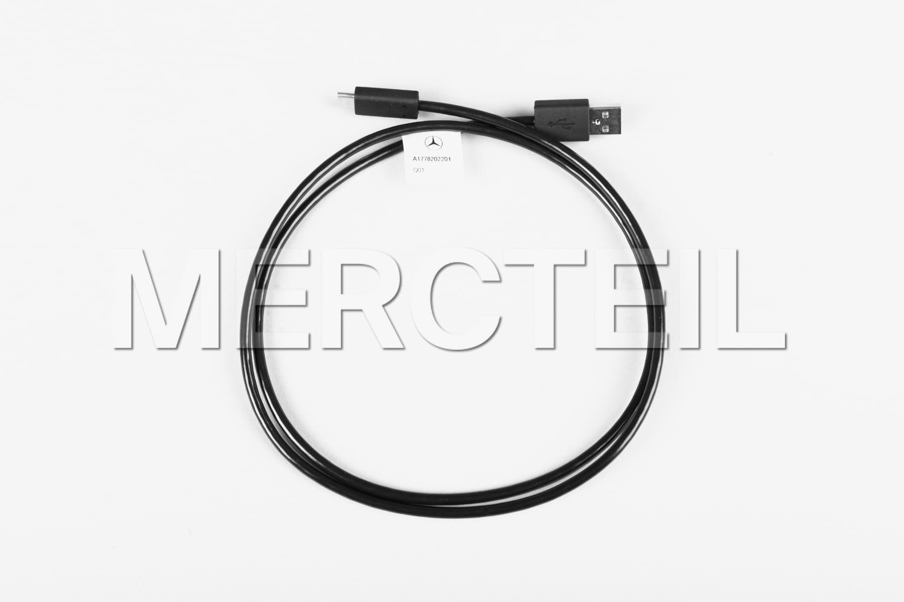 USB Type-C Media Interface Consumer Cable Genuine Mercedes-Benz Accessories (Part number: A1778202201)