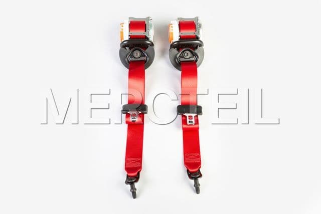 Mercedes A Class Red Seat Belts AMG Genuine Mercedes AMG preview