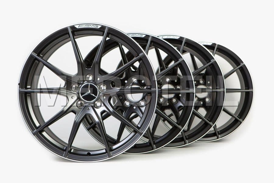 Mercedes AMG GT Wheels Black Forged Genuine Mercedes AMG preview 0