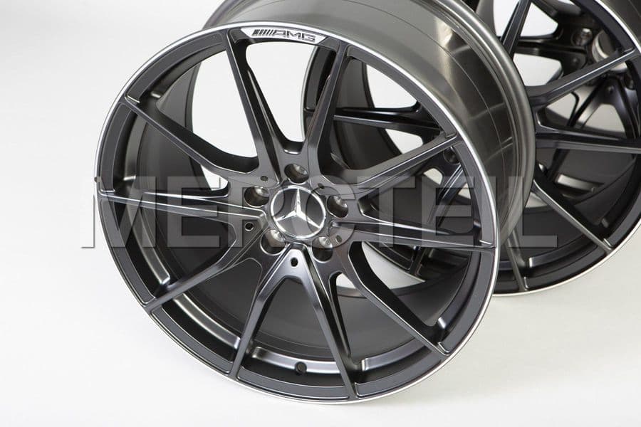 AMG GT Coupe Black Forged Rims Set 190 Genuine Mercedes-AMG ...