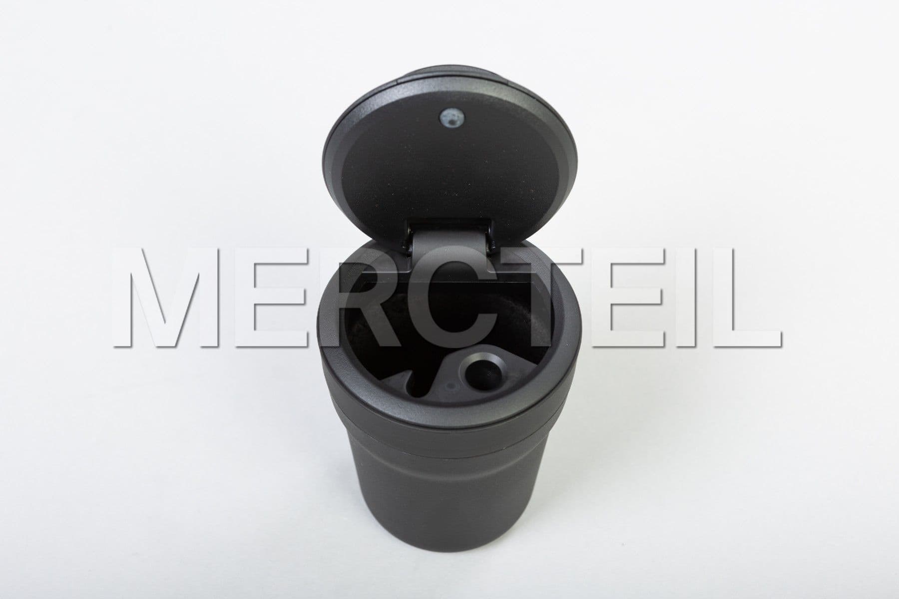 Auto-Aschenbecher für Mercedes-Benz Standard-Aschenbecher mit Cover  Creative Persönlichkeit überdachte Auto Aschenbecher (Color : Black, Größe  : 1)