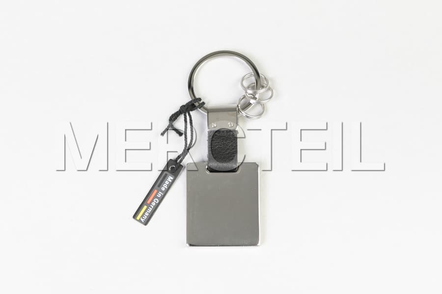 Mercedes-Benz St. Petersburg Steel Leather Key Ring Genuine