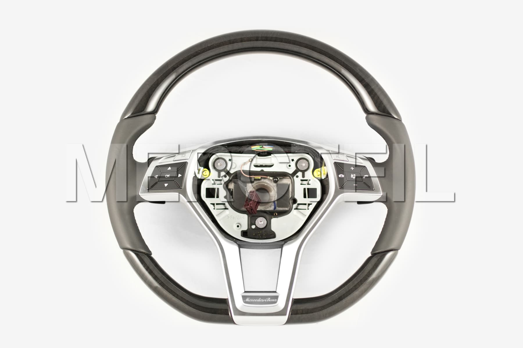 Mercedes-Benz Steering Wheel With Ash Tree Veneer for SL-Class (part number: A23146024039E38)