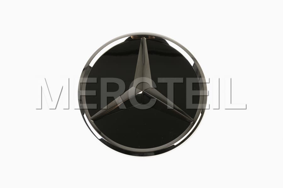 Mercedes Black Star Trunk Base Plate in Black Genuine Mercedes Benz preview 0