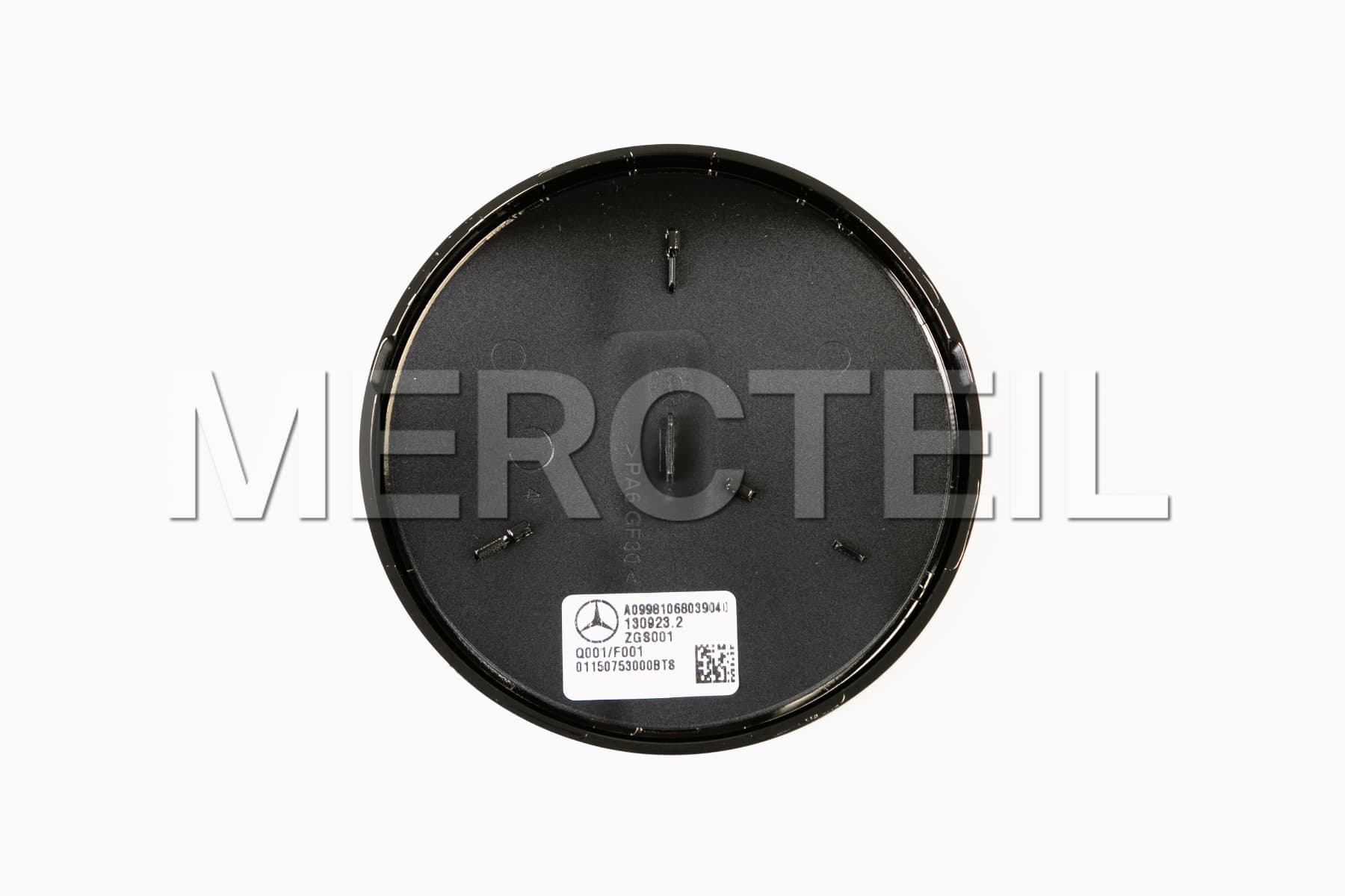 Mercedes Black Star Base Plate in Black Genuine Mercedes-Benz A0998106803