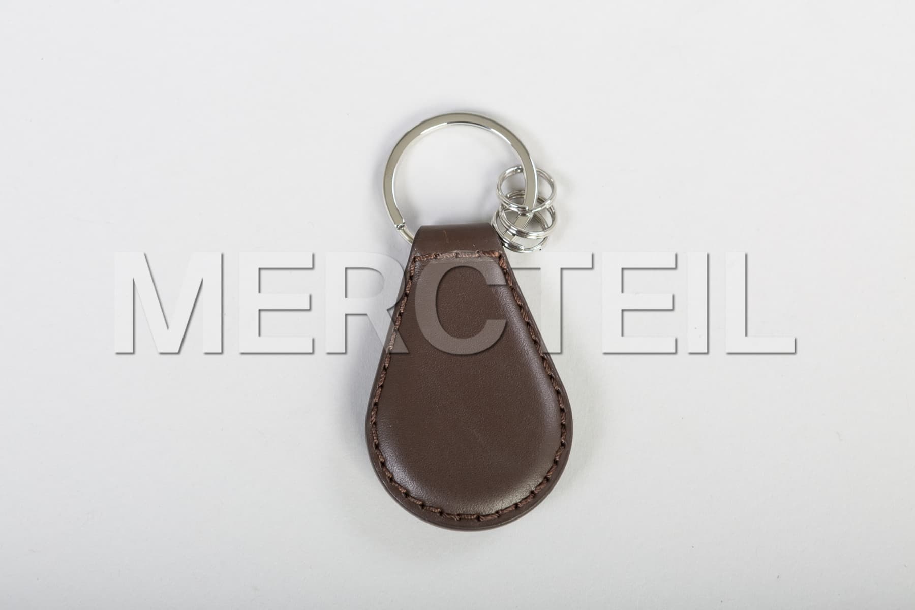 Mercedes Classic Brown Leather Keyring Genuine Mercedes Benz Collection (Part number: B66041522)