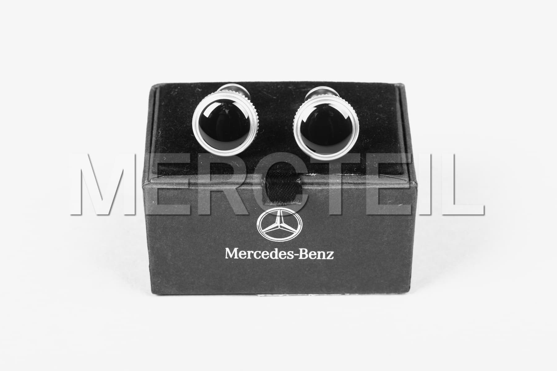 Mercedes Cufflinks Stainless Steel Shift Wheel Genuine Mercedes-Benz B66953090