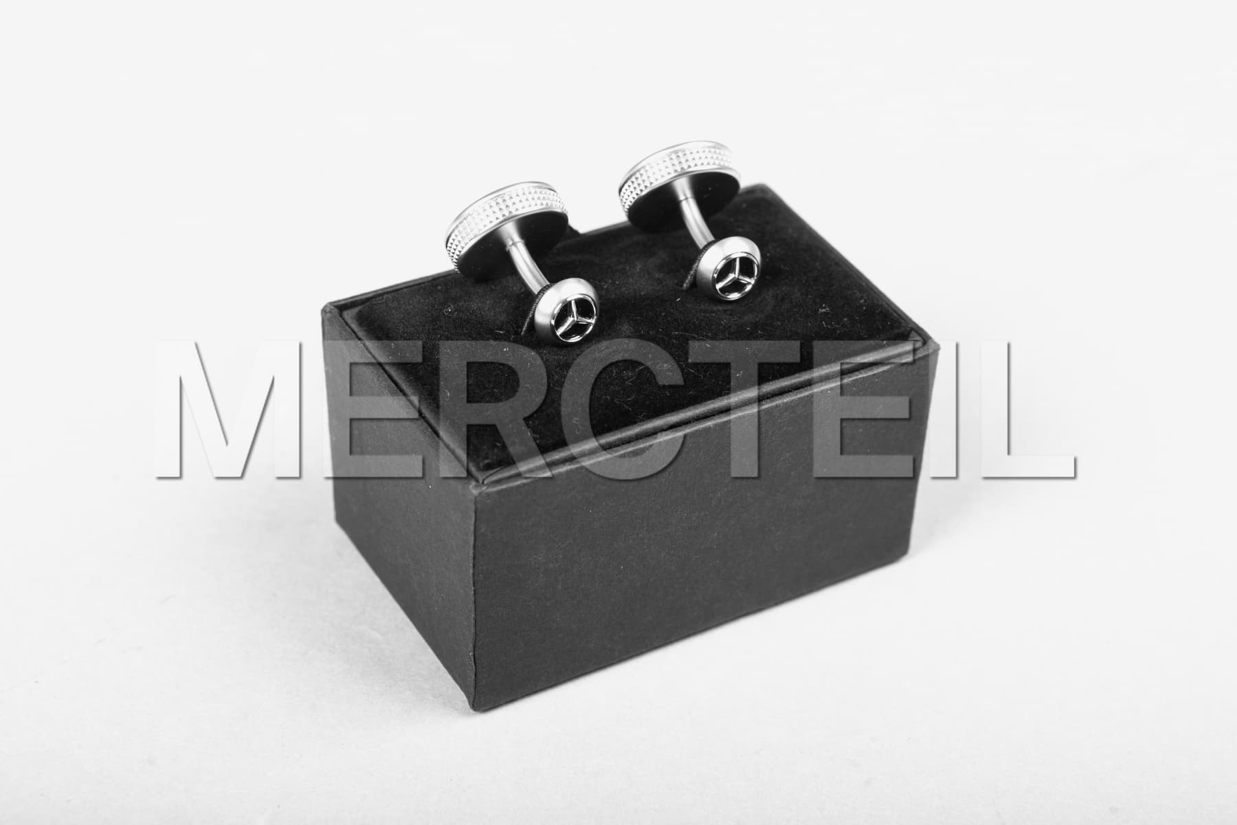 Mercedes Cufflinks Stainless Steel Shift Wheel Genuine Mercedes-Benz B66953090