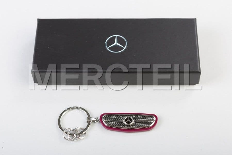 SWAROVSKI Keyring Red Alcantara Genuine Mercedes-Benz Collection