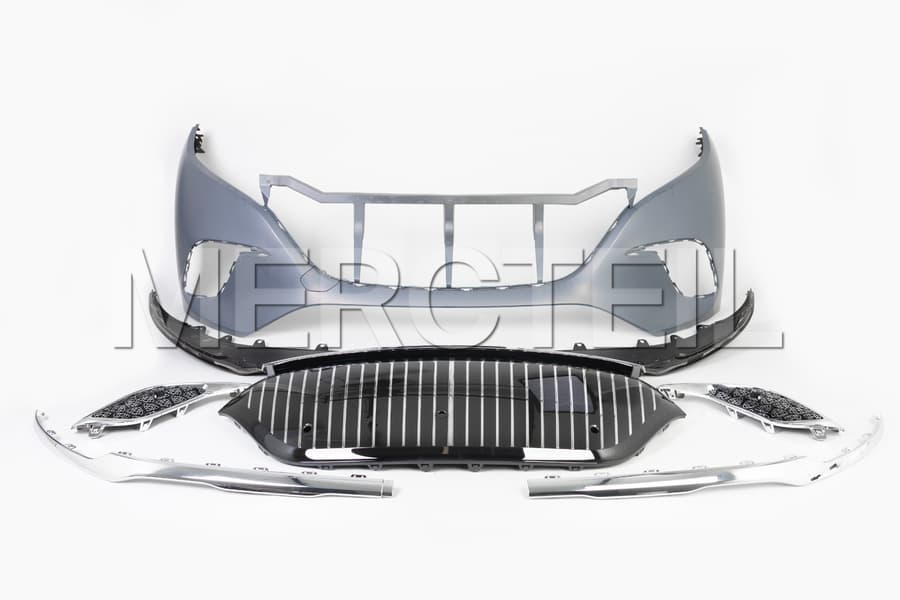 Mercedes EQS Umbausatz SUV Maybach Frontstoßstangen Umrüstungs Kit X296 Original Mercedes Benz preview 0