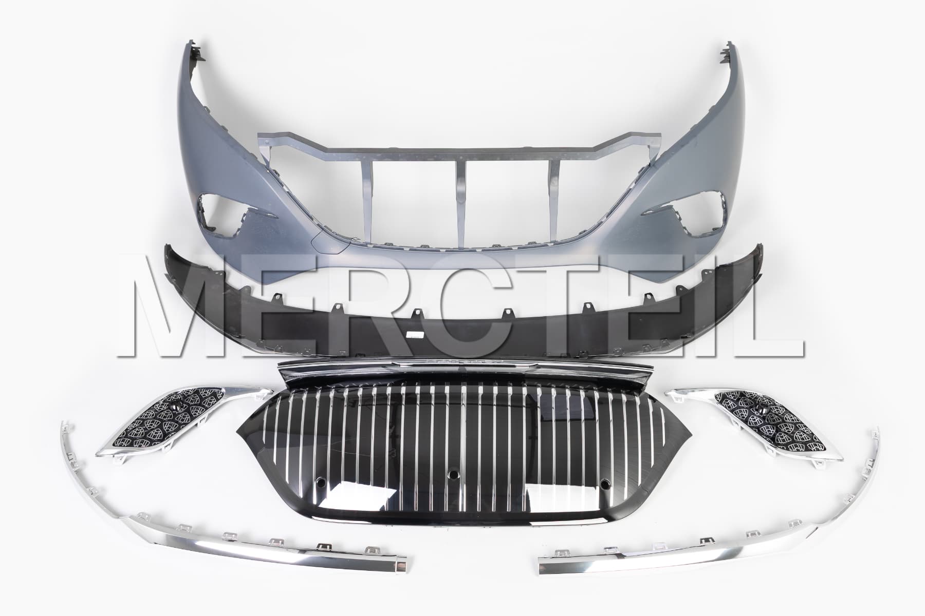 Mercedes-Maybach EQS SUV Front Bumper Conversion Body Kit X296