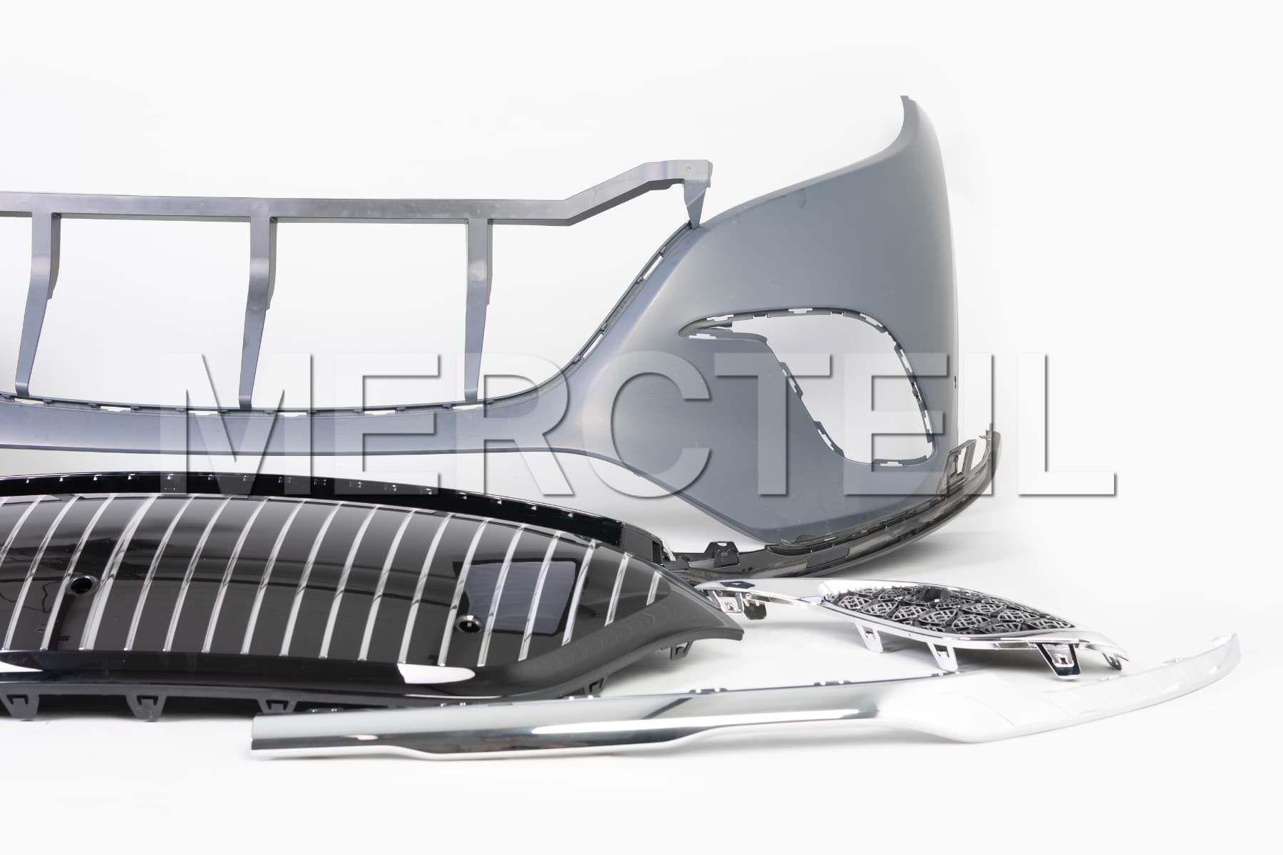 Mercedes-Maybach EQS SUV Front Bumper Conversion Body Kit X296