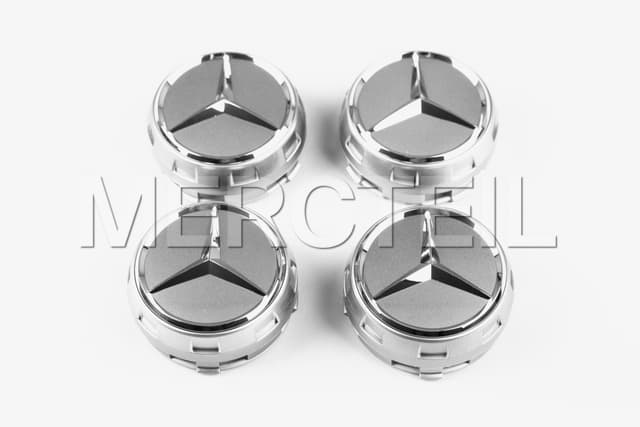 Mercedes Gray Wheel Caps Center Lock Design Genuine Mercedes Benz preview