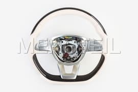 Mercedes Leather Steering Wheel With Walnut Veneer for S-Class (part number: A00146024038R85)