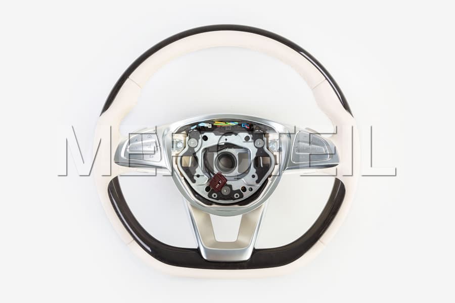 Mercedes Leather Steering Wheel With Walnut Veneer for S-Class preview 0