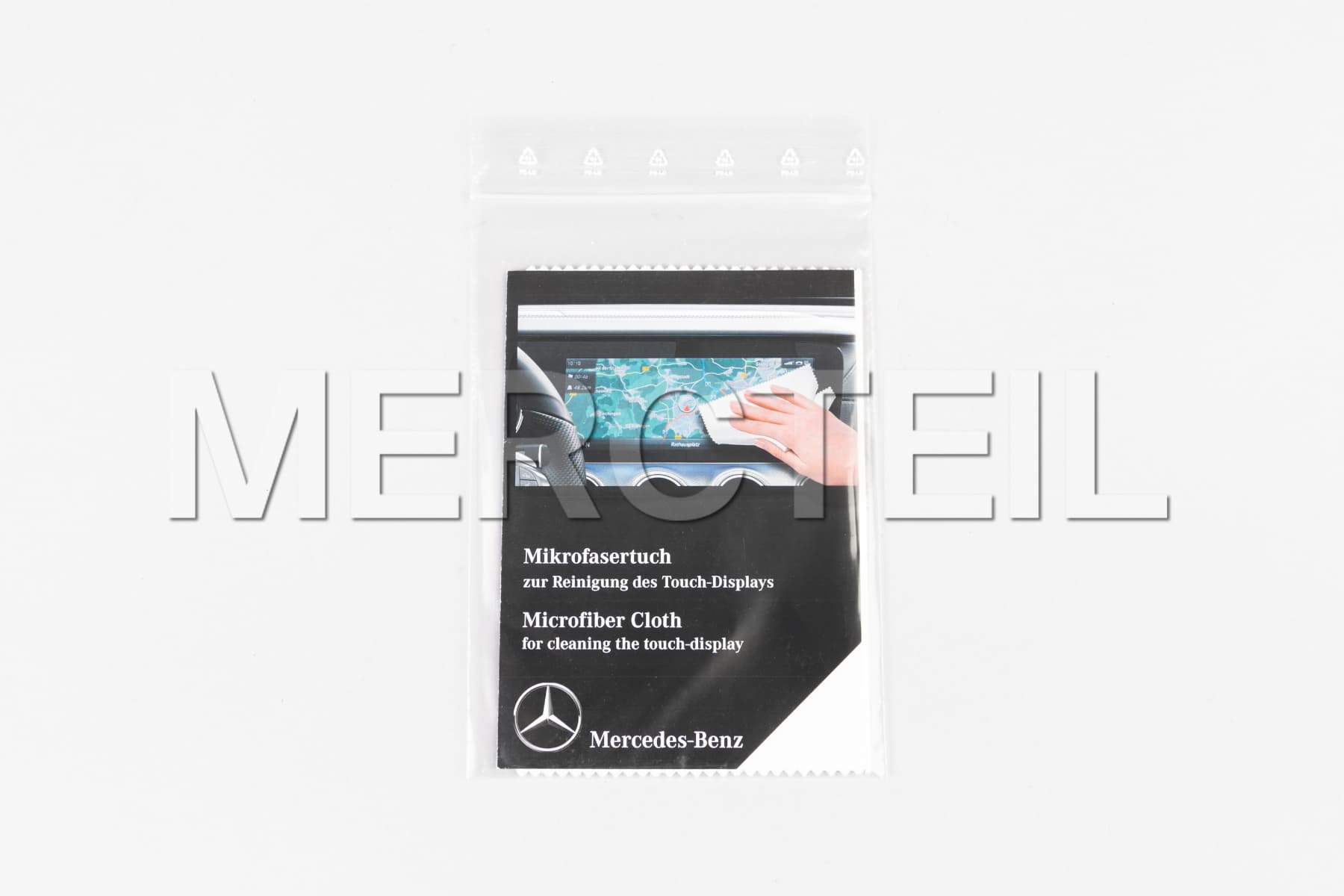 Microfibre Cloth for Cleaning Touch-Display Genuine Mercedes-Benz (Part number: A0009865500)