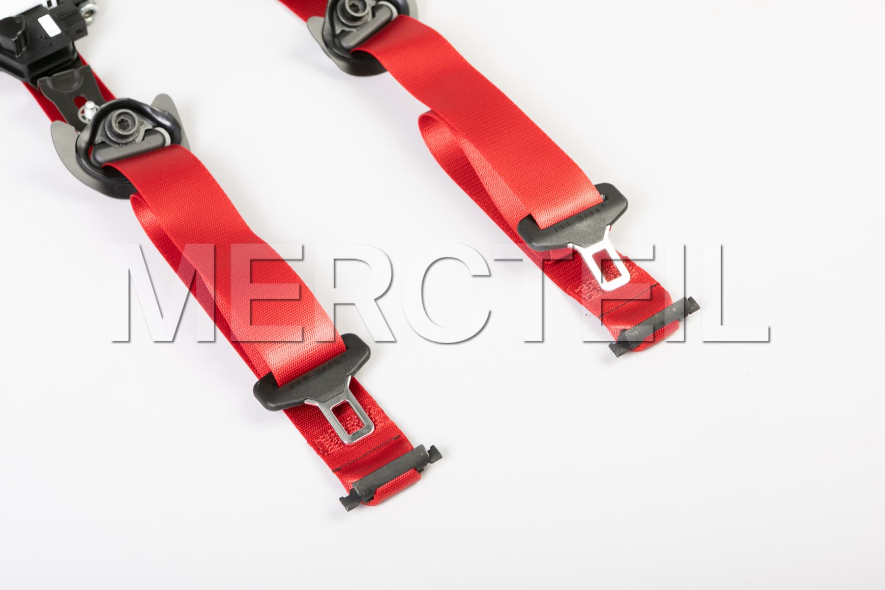 AMG G-Class Driver & Front Passenger Red Seat Belts W463A Genuine Mercedes-AMG (Part number: A46386036003D53)
