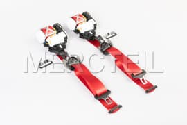 AMG G-Class Driver & Front Passenger Red Seat Belts W463A Genuine Mercedes-AMG (Part number: A46386053003D53)