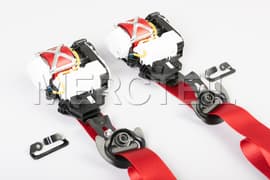AMG G-Class Driver & Front Passenger Red Seat Belts W463A Genuine Mercedes-AMG (Part number: A46386054003D53)