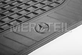 Mercedes Front Floor Mats Elastomer Genuine Mercedes Benz (part number: A17668075009G32)
