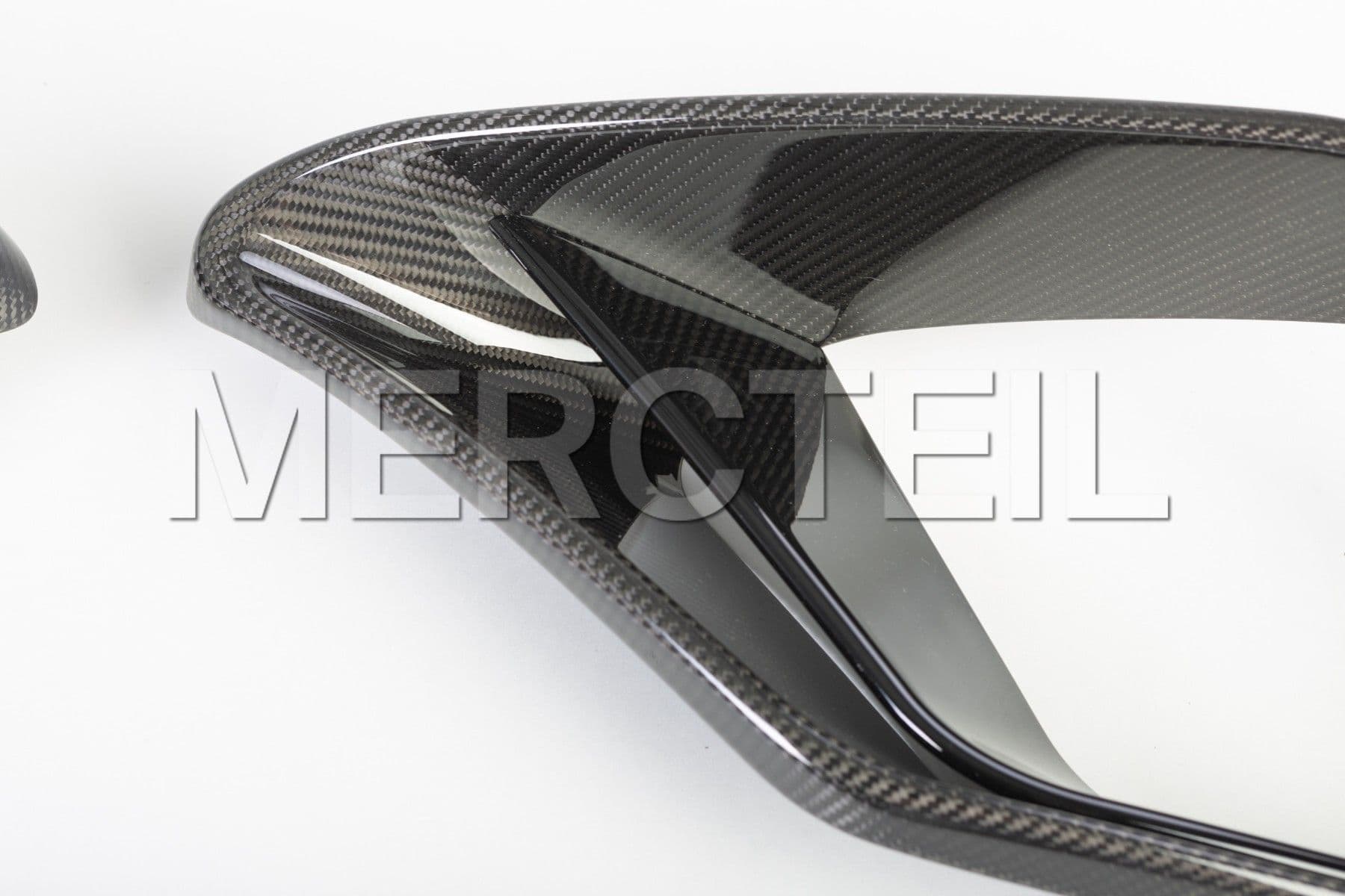 Mercedes S Class BRABUS Carbon Front Fascia Attachments Genuine BRABUS (part number: 222-275-10)